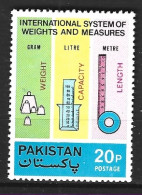 PAKISTAN. N°361 De 1974. Système International Des Poids Et Mesures. - Pakistan