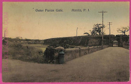 Ag3609 - Philippines - VINTAGE POSTCARD - Manila, Outer Parian Gate - Philippinen