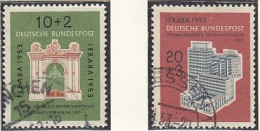 BRD  171-172 Gestempelt, IFRABA, 1953 - Used Stamps