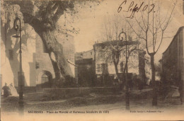 Var, Salernes, Place Du Marché Et Hormeau - Salernes