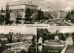 73299000 Muenchen Ludwigsbruecke Deutsches Museum Lucaskirche  Muenchen - Muenchen