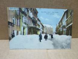 GAP (05) Rue Carnot Hiver 1915-1916 Animation - Gap