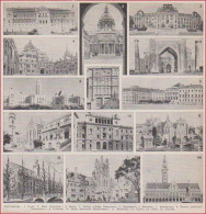 Université. Divers Universités: Upsal, Paris, Berne, Oxford, Samarkand, Montréal, Salamanque, Moscou ... Larousse 1948. - Historische Documenten