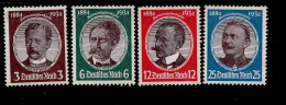 Deutsches Reich 540 - 543 Kolonialforscher  MNH Postfrisch ** Neuf (2) - Nuevos