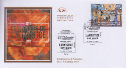 Enveloppe  FDC  1er  Jour    FRANCE     Centenaire  De  L' Armistice    2018 - 2010-2019