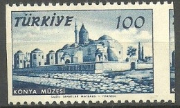 Turkey; 1957 750th Anniv. Of The Birth Of Mevlana 100 K. "Perf. ERROR" - Ongebruikt