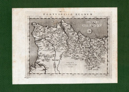 ST-PT PORTUGAL Portugalliae Regnum 1596 MAGINI Geographiae Universae Venezia - Stiche & Gravuren