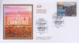 Enveloppe  FDC  1er  Jour    FRANCE     Centenaire  De  L' Armistice    2018 - 2010-2019