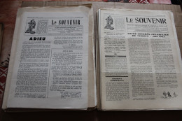 Lot De 139 N° Du Journal "Le Souvenir" - Anciens Combattants De 14/18 Et 39/45 - 1948/1985 - 1950 à Nos Jours