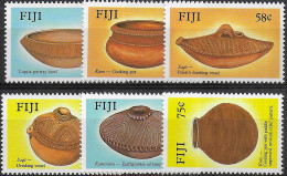 1988 Fiji Ancient Pottery 6v. MNH SG. N. 772/77 - Autres & Non Classés