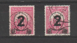 Hongrie 443-444 - Oblitérés