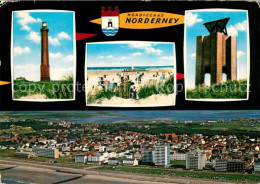 73297073 Norderney Nordseebad Leuchtturm Strand Kap Seezeichen Wahrzeichen Flieg - Norderney