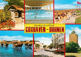 73297064 Duhnen Nordsee Dorfbrunnen Wellenbad Strand Promenade Wattwagen Ortsmot - Cuxhaven