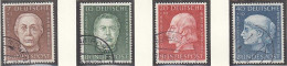 BRD 200-203, Gestempelt, Wohlfahrt: Helfer Der Menschheit, 1954 - Usati