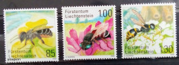 Liechtenstein 2008, Insects - Wasps, MNH Stamps Set - Neufs