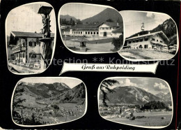 73297053 Ruhpolding Kurhaus Rauschbergseilbahn Dorfbrunnen Ruhpolding - Ruhpolding