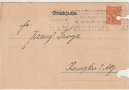 Drucksache Von Nürnberg Nach Kempten 1923 - Briefkaarten