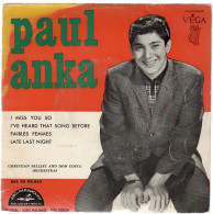 PAUL ANKA  I MISS YOU SO     VEGA  ABC 45 90.855 - Andere - Engelstalig