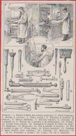 Vitrail. Vitraux. Travail Et Matériels. Illustration Maurice Dessertenne. Larousse 1948. - Historische Dokumente