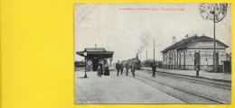 SAINT PIERRE De VAUVRAY Locomotive En Gare (Lavergne) Eure (27) - Sonstige & Ohne Zuordnung