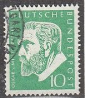 BRD  209, Gestempelt, 100. Geburtstag Von Oskar Von Miller, 1955 - Usados