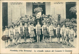 MYANMAR / BURMA - MANDALAY - THE LITTLE ORPHANS OF ST JOSEPH CONVENT - PONTIFICAL MISSION - MAILED 1940 (18350) - Myanmar (Birma)
