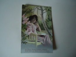 GERMANY   POSTCARDS  1915 OSCHATZ WOMENS   MORE  PURHASES 10% DISCOUNT - Autres & Non Classés