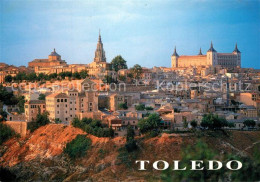 73296468 Toledo Castilla-La Mancha Vista Parcial Catedral Y Alcazar Toledo Casti - Andere & Zonder Classificatie