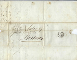 FRANCE Préphilatélie 1843: LAC De Montauban (Tarn) Pour Bordeaux (Gironde), Taxée 4 - 1801-1848: Precursori XIX