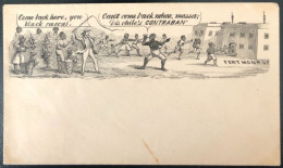 U.S.A, Civil War, Patriotic Cover - "FORT MONROE" - Unused - (C503) - Postal History
