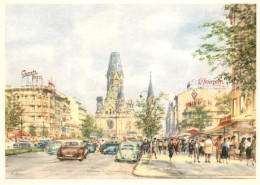 73296264 Berlin Kaiser Wilhelm Gedaechtnis Kirche Aquarell Berlin - Andere & Zonder Classificatie