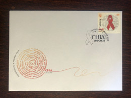 UKRAINE FDC COVER 2011 YEAR  AIDS SIDA HEALTH MEDICINE STAMPS - Ucraina