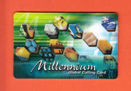 USA- Millenium Global Calling Card- Used Pre-paid Telephone Card. - Autres & Non Classés