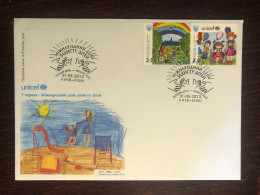 UKRAINE FDC COVER 2013 YEAR  DISABLED PEOPLE UNICEF HEALTH MEDICINE STAMPS - Ucraina