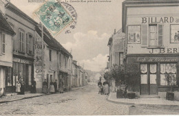 78 BONNIERES-SUR-SEINE. Café Du Commerce "Berry" Sur Grande Rue 1906 - Bonnieres Sur Seine