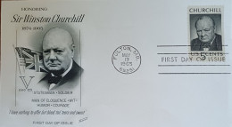 USA ETATS UNIS FDC 1965 WINSTON CHURCHILL - 1961-1970