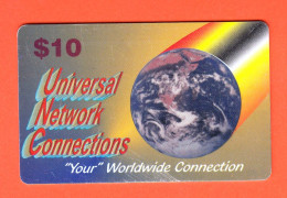 USA- Used Pre Paid Phone Card. Universal Network Connection. Exp. 15.10.2000. - Sonstige & Ohne Zuordnung