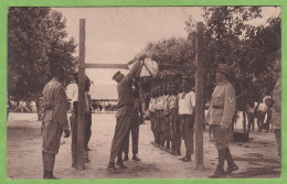 RARE CPA KAMERUN Schutztruppe Cameroun Allemand Manœuvre Soldats Tirailleurs Animé - Kameroen