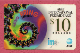 USA- AT & T- JMC Telecom- International Prepaid Phone Card Used By 10 Dollars- - AT&T