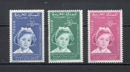 MAROC N°  393 à 395  NEUFS SANS CHARNIERE  COTE 2.00€    SEMAINE DE L'ENFANCE - Maroc (1956-...)