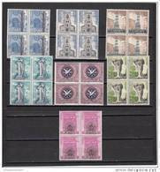 España Nº 1802 Al 1808 En Bloque De Cuatro - Unused Stamps