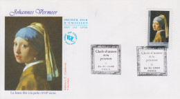 Enveloppe  FDC  1er  Jour   FRANCE   CHEF - D' OEUVRE    De    VERMEER      2008 - 2000-2009