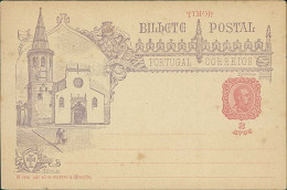 EAST TIMOR - BILHETE POSTAL - TOMAR - PORTUGAL CORREIOS - PRINTED STAMP - TIMOR 2 AVOS (18353/2) - Osttimor