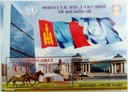 Mongolia 2011, Admission To United Nations, MNH S/S - Mongolië