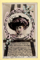 CARLIX – Artiste 1900 – Femme – Carte Avec Paillettes – Photo Reutlinger Paris (voir Scan Recto/verso) - Artistas