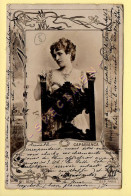 CAPABIANCA – Artiste 1900 – Femme – Photo Reutlinger Paris (voir Scan Recto/verso) - Artiesten