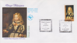 Enveloppe  FDC  1er  Jour   FRANCE   CHEF - D' OEUVRE    De    VELASQUEZ      2008 - 2000-2009