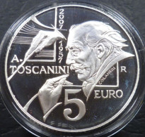 San Marino - 5 Euro 2007 - Arturo Toscanini - KM# 474 - San Marino