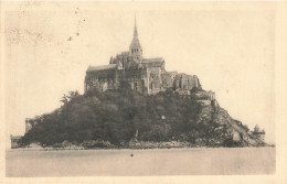 LE MONT SAINT MICHEL : ABBAYE - VUE GENERALE - FACE NORD - Le Mont Saint Michel