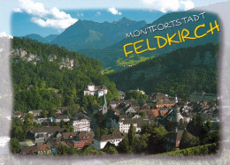 1 AK Österreich / Vorarlberg * Blick Auf Die Montfortstadt Feldkirch - Luftbildaufnahme * - Feldkirch